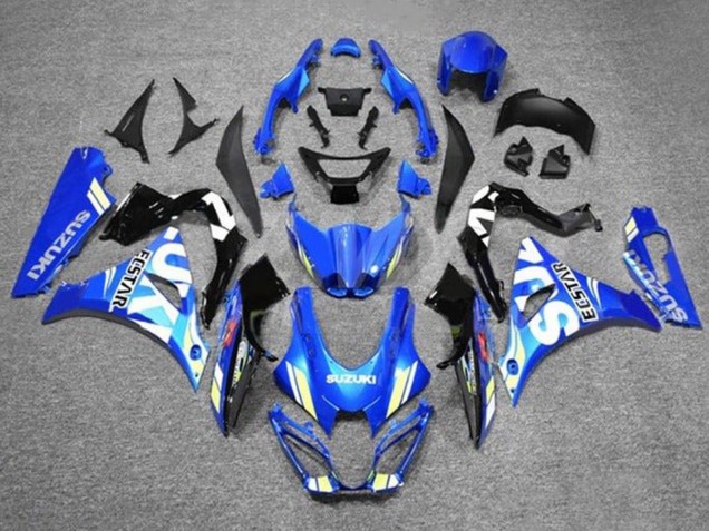 Compra Carenados Moto Suzuki GSXR1000 2017-2024 - Azul Blanco Ecstar