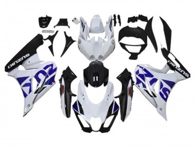 Compra Carenado Moto Suzuki GSXR1000 2017-2024 - Blanco Azul Negro