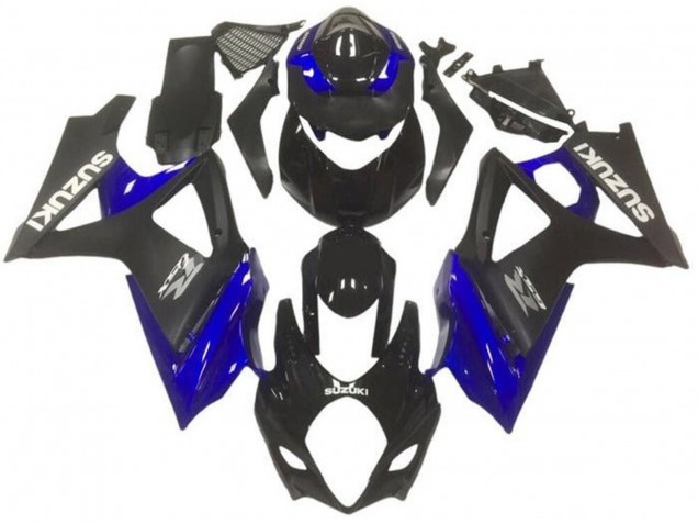 Compra Carenados Moto Suzuki GSXR 1000 2007-2008 - Negro Brillante Negro Mate Azul Gris