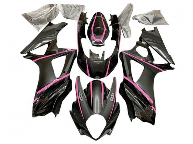 Compra Carenados Moto Suzuki GSXR 1000 2007-2008 - Negro Mate Rosa