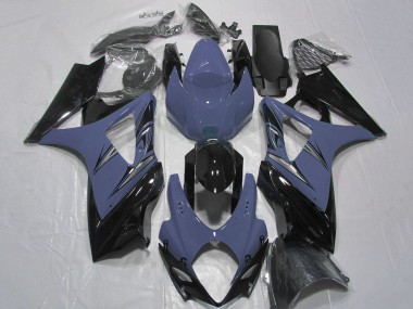 Compra Carenados Moto Suzuki GSXR 1000 2007-2008 - Plata Azul Negro Brillante