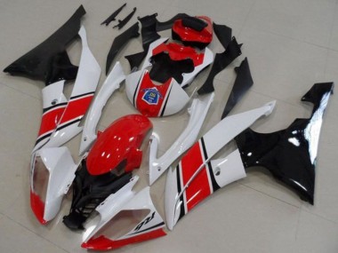 Compra Plásticos Moto ABS Yamaha YZF R6 2008-2016 - Blanco Rojo Negro Brillante