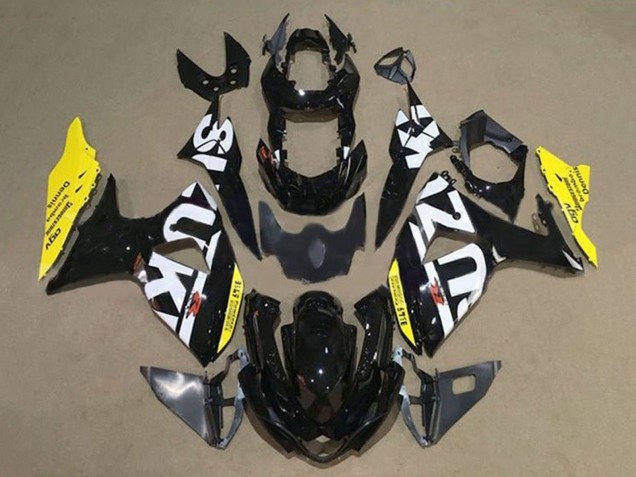 Compra Carenados Moto Suzuki GSXR 1000 2009-2016 - Negro Blanco Amarillo