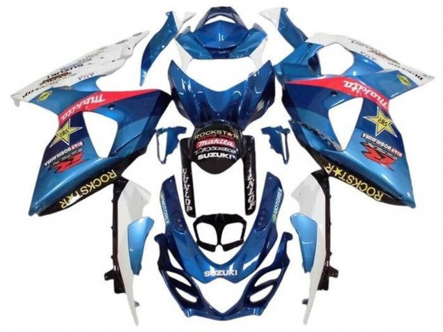 Compra Carenados Moto Suzuki GSXR 1000 2009-2016 - Blanco Azul Claro Rojo Amarillo Rockstar