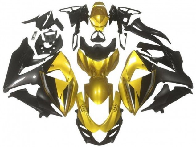 Compra Carenados Moto Suzuki GSXR 1000 2009-2016 - Oro Negro Gris Oscuro