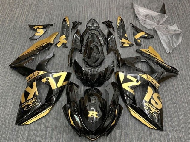 Compra Carenados Moto Suzuki GSXR 1000 2009-2016 - Oro Negro Brillante