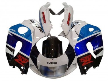 Compra Carenados Moto Suzuki GSXR 600 / GSXR 750 1996-2000 - Blanco Negro Double Azul Rojo