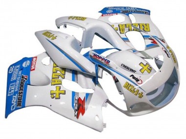 Compra Carenados Moto Suzuki GSXR 600 / GSXR 750 1996-2000 - Blanco Azul Amarillo Rizla