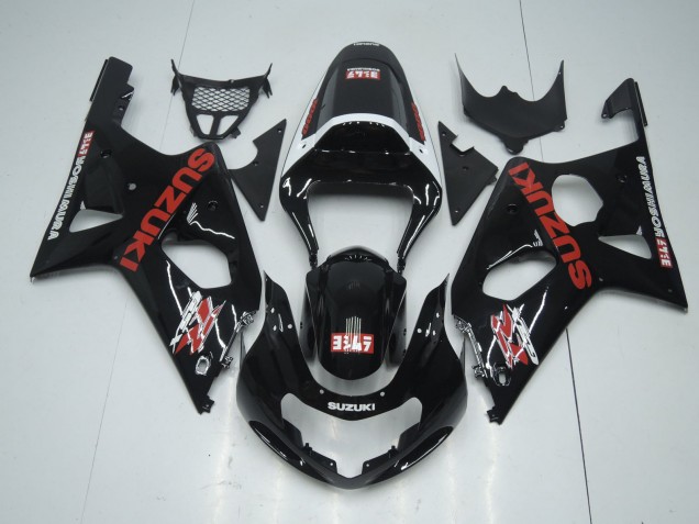 Compra Carenados Moto Suzuki GSXR 600 / GSXR 750 2001-2003 - Negro Brillante Rojo Blanco Yoshimura