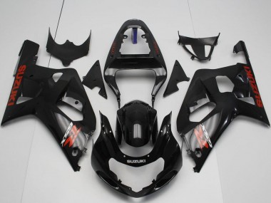 Compra Carenados Moto Suzuki GSXR 600 / GSXR 750 2001-2003 - Negro Brillante Rojo