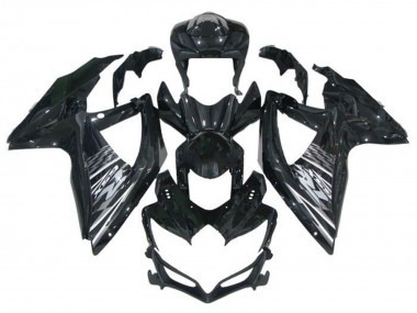 Compra Carenados Moto Suzuki GSXR 600 / GSXR 750 2008-2010 - Negro Brillante Gris