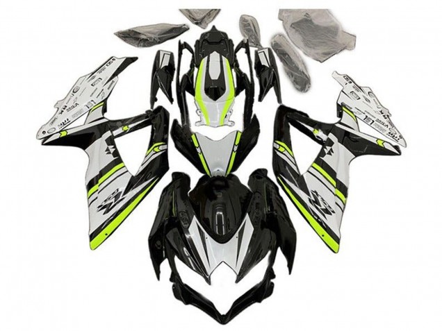Compra Carenados Moto Suzuki GSXR 600 / GSXR 750 2008-2010 - Blanco Verde Negro Brillante