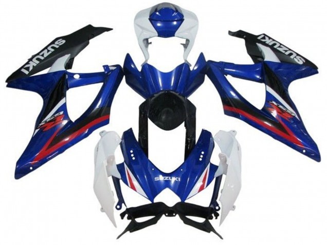 Compra Carenados Moto Suzuki GSXR 600 / GSXR 750 2008-2010 - Blanco Azul Rojo Negro