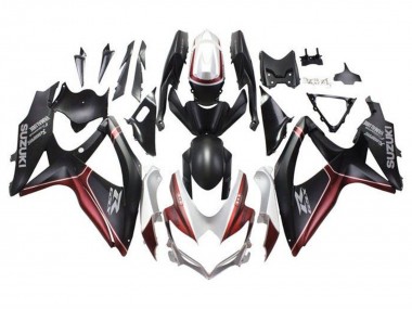 Compra Carenados Moto Suzuki GSXR 600 / GSXR 750 2008-2010 - Blanco Rojo Negro Mate