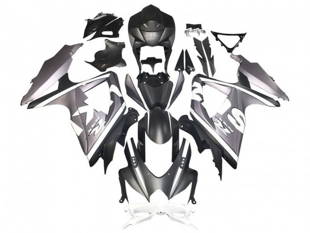 Compra Carenados Moto Suzuki GSXR 600 / GSXR 750 2008-2010 - Plata Blanco Negro Mate