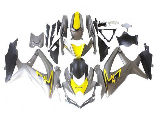 Compra Carenados Moto Suzuki GSXR 600 / GSXR 750 2008-2010 - Plata Amarillo Negro
