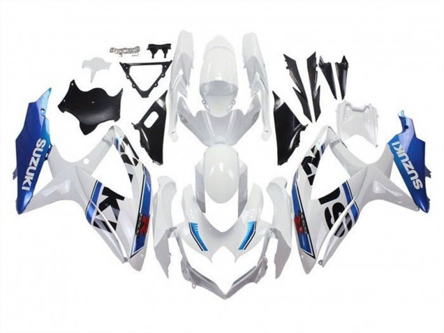 Compra Carenados Moto Suzuki GSXR 600 / GSXR 750 2008-2010 - Blanco Azul Raya