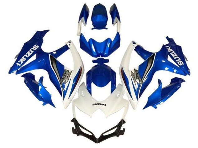 Compra Carenados Moto Suzuki GSXR 600 / GSXR 750 2008-2010 - Blanco Azul Plata