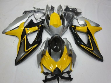 Compra Carenados Moto Suzuki GSXR 600 / GSXR 750 2008-2010 - Amarillo Plata Gris Negro