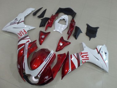 Compra Carenados Moto Suzuki GSXR 600 / GSXR 750 2011-2024 - Rojo Caramelo Blanco Fiat