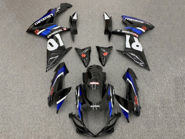 Compra Carenados Moto Suzuki GSXR 600 / GSXR 750 2011-2024 - Negro Brillante Azul Blanco Rojo Yoshimura