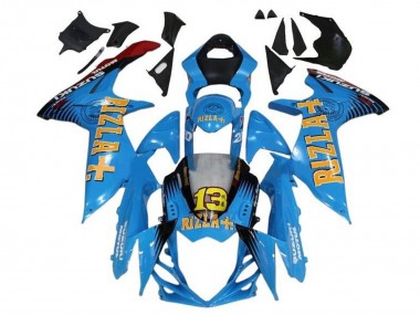 Compra Carenados Moto Suzuki GSXR 600 / GSXR 750 2011-2024 - Azul Amarillo Rojo Negro Rizla 13