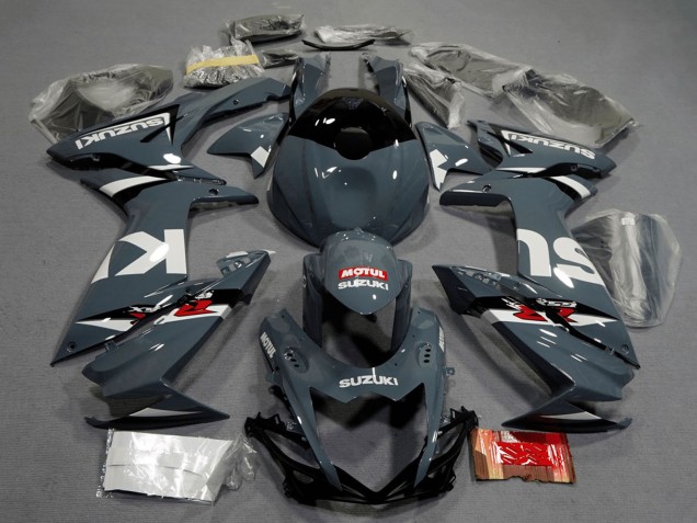 Compra Carenados Moto Suzuki GSXR 600 / GSXR 750 2011-2024 - Nardo Gris Oscuro Blanco Negro Rojo Motul