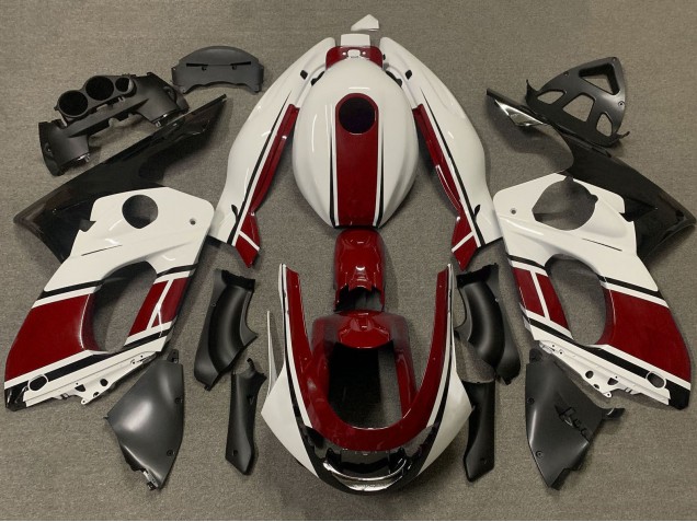 Compra Carenados Moto Yamaha YZF600R Thundercat 1996-2007 - Blanco Rojo Oscuro