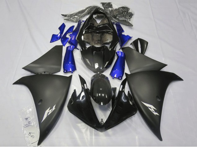 Compra Carenados Moto Yamaha YZF 1000 R1 2009-2011 - Negro Brillante Negro Mate Azul