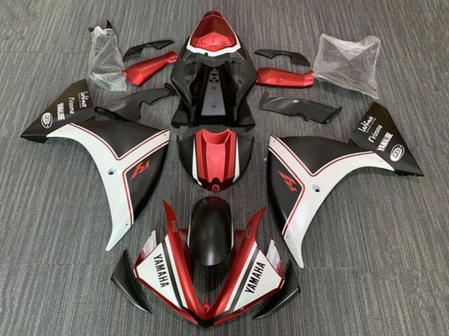 Compra Carenados Moto Yamaha YZF 1000 R1 2009-2011 - Blanco Rojo Negro Mate