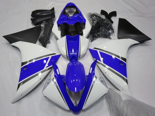 Compra Carenados Moto Yamaha YZF 1000 R1 2009-2011 - Blanco Azul Plata Negro Mate