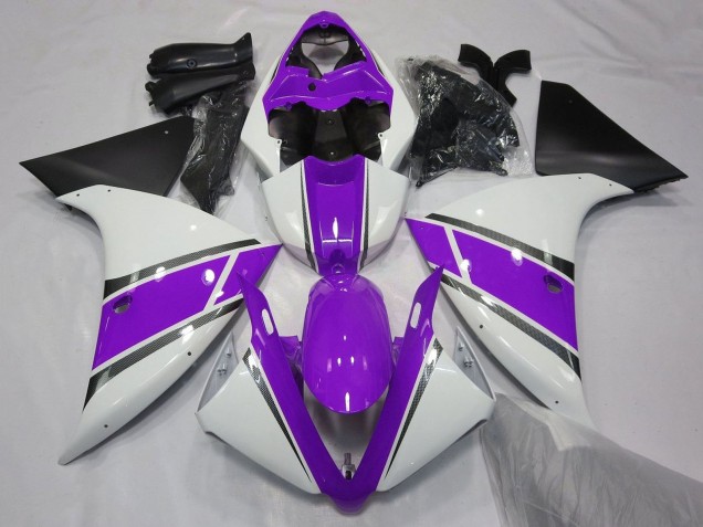 Compra Carenados Moto Yamaha YZF 1000 R1 2009-2011 - Blanco Púrpura Negro