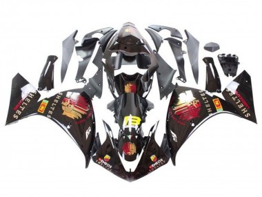Compra Carenados Moto Yamaha YZF 1000 R1 2012-2014 - Negro Brillante Rojo Amarillo Sheltes