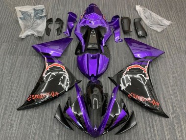 Compra Carenados Moto Yamaha YZF 1000 R1 2012-2014 - Púrpura Negro Brillante Rojo Joker