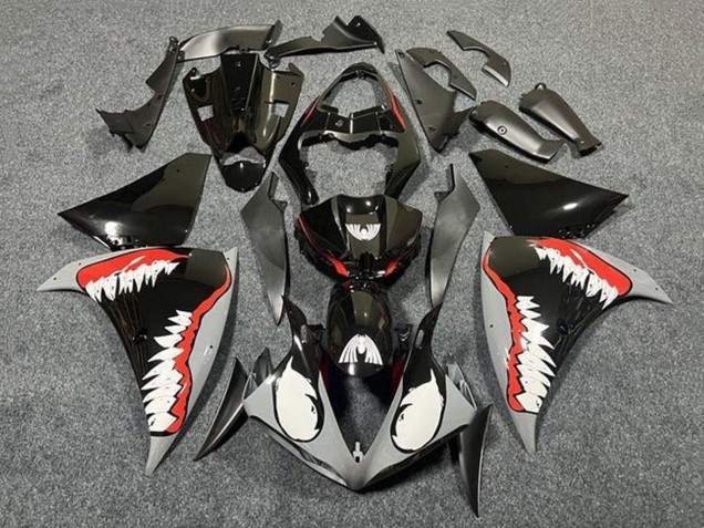 Compra Carenados Moto Yamaha YZF 1000 R1 2012-2014 - Negro Brillante Blanco Rojo Tiburón