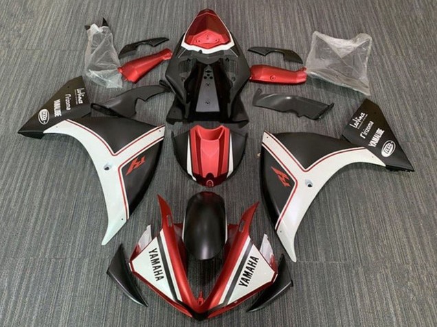 Compra Carenados Moto Yamaha YZF 1000 R1 2012-2014 - Blanco Rojo Negro