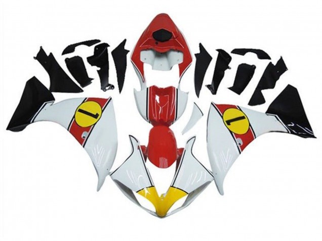 Compra Carenados Moto Yamaha YZF 1000 R1 2012-2014 - Blanco Rojo Amarillo Negro