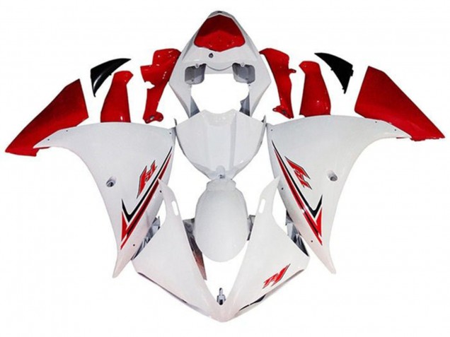 Compra Carenados Moto Yamaha YZF 1000 R1 2012-2014 - Blanco Rojo