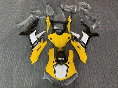 Compra Kits Carenado Moto Yamaha YZF 1000 R1 2015-2019 - Amarillo Blanco Negro