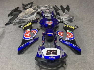 Compra Carenados Moto Yamaha YZF 1000 R1 2015-2019 - Azul Blanco Negro Rojo Pata 22