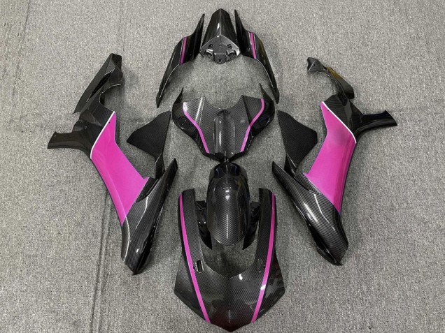 Compra Carenados Moto Yamaha YZF 1000 R1 2015-2019 - Falso FibraCarbono Rosa