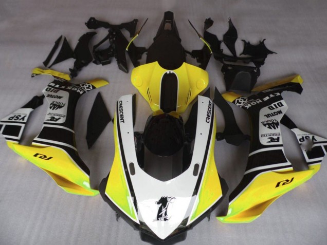 Compra Carenados Moto Yamaha YZF 1000 R1 2015-2019 - Amarillo Blanco Negro
