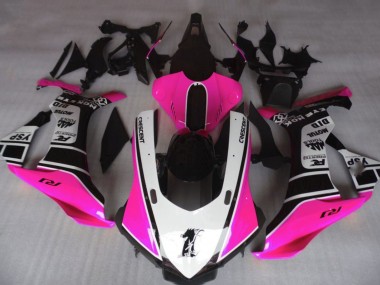 Compra Carenados Moto Yamaha YZF 1000 R1 2015-2019 - Rosa Blanco Negro Brillante Motul YSP