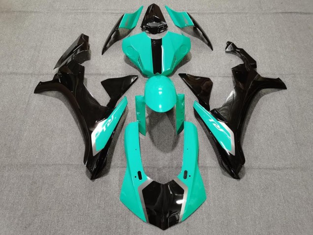 Compra Carenados Moto Yamaha YZF 1000 R1 2015-2019 - Turquesa Azul Negro Brillante