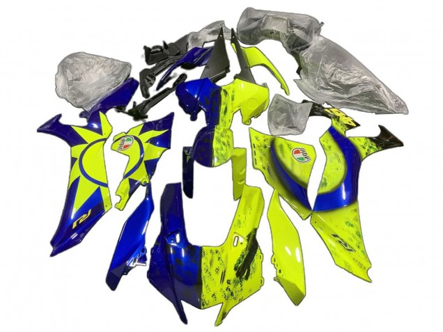 Compra Carenados Moto Yamaha YZF 1000 R1 2020-2025 - Azul Amarillo Sol Luna