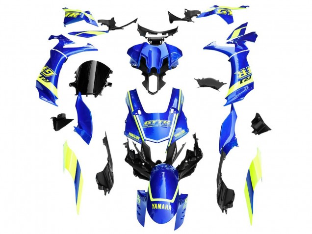 Compra Carenados Moto Yamaha YZF 1000 R1 2020-2025 - Azul Amarillo Blanco GYTR