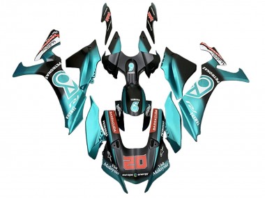 Compra Carenados Moto Yamaha YZF 1000 R1 2020-2025 - Turquesa Azul Negro Mate Petronas