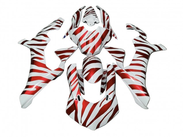 Compra Carenados Moto Yamaha YZF 1000 R1 2020-2025 - Blanco Rojo Cebra