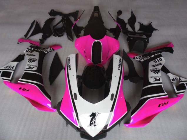Compra Carenados Moto Yamaha YZF 1000 R1 2020-2025 - Rosa Blanco Negro Brillante