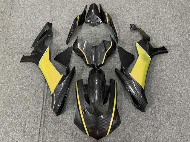 Compra Carenados Moto Yamaha YZF 1000 R1 2020-2025 - Falso FibraCarbono Amarillo